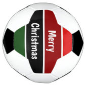 Vrolijk kerstfeest voetbal (Gedraaid)