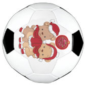 "Vrolijk kerstfeest Voetbal" Voetbal (Gedraaid)