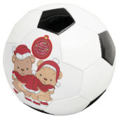 "Vrolijk kerstfeest Voetbal" Voetbal (Drie kwart)