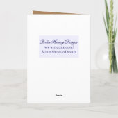 Vrolijk kerstfeest, vol leven en liefde. Holid Kaart (Achterkant)