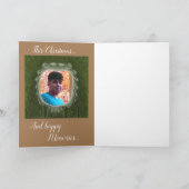 Vrolijk kerstfeest, vol leven en liefde. Holid Kaart (Binnen)