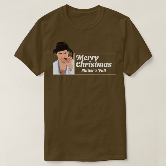 Vrolijk kerstfeest vol t-shirt (Design voorkant)