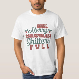 Vrolijk kerstfeest vol - Vakantie T-shirt