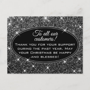 Vrolijk kerstfeest voor al onze klanten! briefkaart