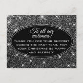 Vrolijk kerstfeest voor al onze klanten! briefkaart (Voorkant)