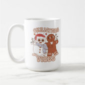 Vrolijk kerstfeest voor alle Drink koffie Mok (Links)