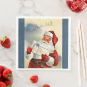 Vrolijk kerstfeest voor alle kerstman servetten (Insitu)