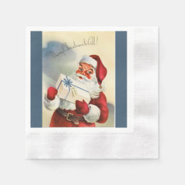 Vrolijk kerstfeest voor alle  kerstpapieren Napkin Servet