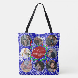 Vrolijk kerstfeest voor beste grootouders, 16 foto tote bag