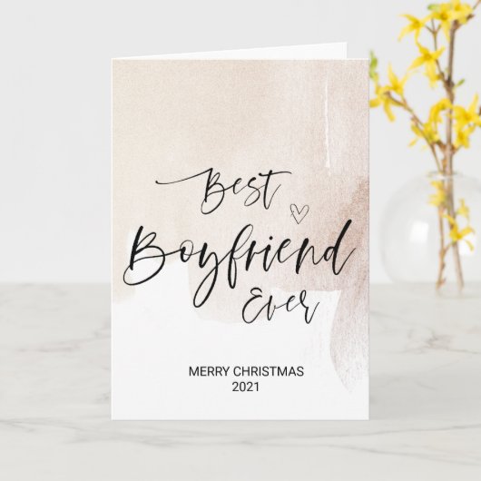 Vrolijk kerstfeest voor beste vriendinnen kaart (Gele Bloem)