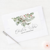 Vrolijk kerstfeest voor cadeautjes Envelopes Cadea Rechthoekige Sticker (Envelop)