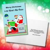 Vrolijk kerstfeest voor de beste dokter ter wereld kaart