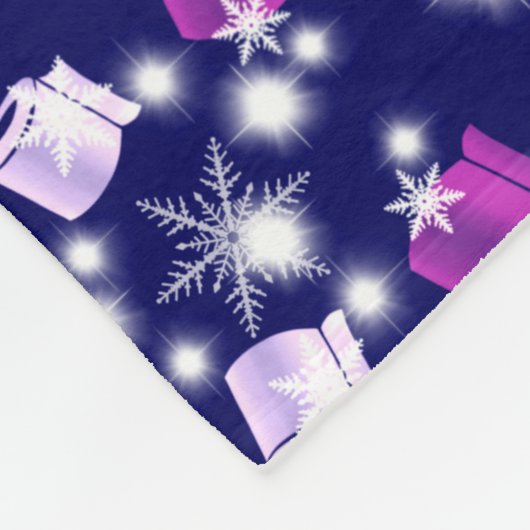 Vrolijk kerstfeest voor de beste grootouders 12 fo fleece deken (Hoek)