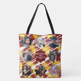 Vrolijk kerstfeest voor de beste grootouders 16 fo tote bag