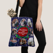 Vrolijk kerstfeest voor de beste grootouders, 8 fo tote bag (Dichtbij)