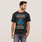 Vrolijk kerstfeest voor de homo. t-shirt (Voorkant volledig)