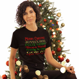 Vrolijk kerstfeest voor de naties t-shirt