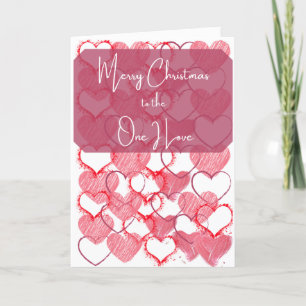 Vrolijk kerstfeest voor degene van wie ik hou feestdagen kaart