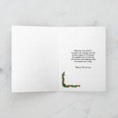 Vrolijk kerstfeest voor een zeer speciale vriend feestdagen kaart (Binnen)