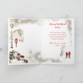 Vrolijk kerstfeest voor een zeer speciale vriend k kaart (Binnen)