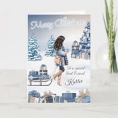 Vrolijk kerstfeest voor een zeer speciale vriend k kaart (Voorkant)