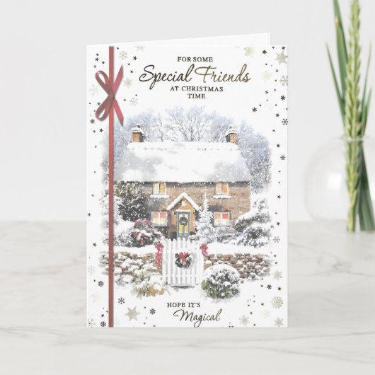 Vrolijk kerstfeest voor een zeer speciale vriend k kaart (Voorkant)