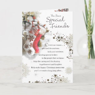 Vrolijk kerstfeest voor een zeer speciale vriend k kaart