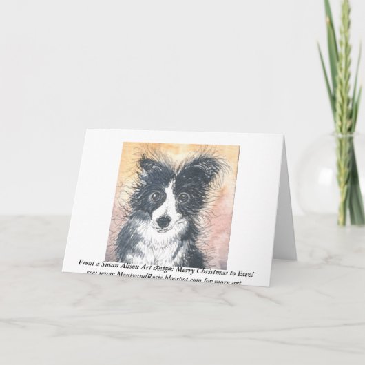 Vrolijk kerstfeest voor Ewe! Feestdagen Kaart (Achterkant)