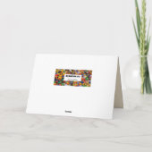 Vrolijk kerstfeest voor fysio mensen feestdagen kaart (Achterkant)