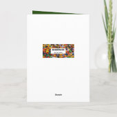 Vrolijk kerstfeest voor gepensioneerde verpleegste feestdagen kaart (Achterkant)