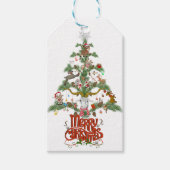 Vrolijk kerstfeest voor GOAT LOVERS kerstmis TREE Cadeaulabel (Voorkant)