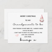 VROLIJK KERSTFEEST VOOR GROOTOUDERS OM KAART TE ZI (Voorkant / Achterkant)