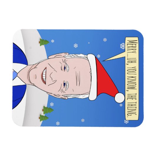 Vrolijk kerstfeest voor iedereen die President ver Magneet (Horizontaal)