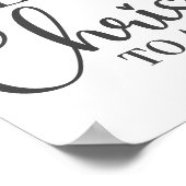 Vrolijk kerstfeest voor iedereen en voor iedereen  poster (Hoek)