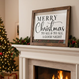 Vrolijk kerstfeest voor iedereen en voor iedereen  poster