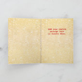 Vrolijk kerstfeest voor iedereen feestdagen kaart (Binnen)