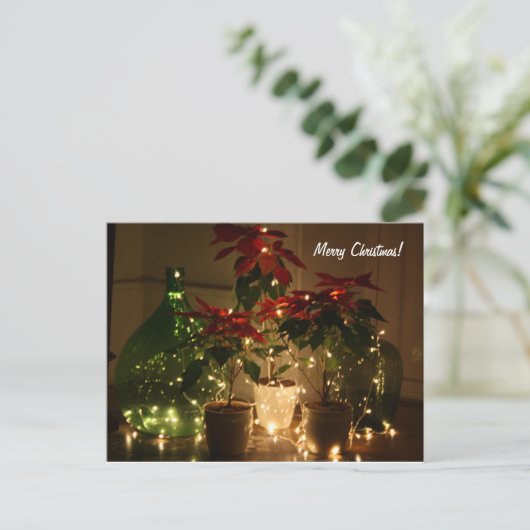 Vrolijk kerstfeest voor iedereen feestdagenkaart (Staand voorkant)