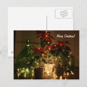 Vrolijk kerstfeest voor iedereen feestdagenkaart (Voorkant / Achterkant)