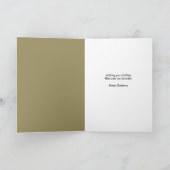 Vrolijk kerstfeest voor iedereen Kat in Santa Hat Feestdagen Kaart (Binnen)