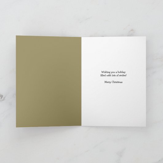 Vrolijk kerstfeest voor iedereen Kat in Santa Hat Feestdagen Kaart (Binnen)