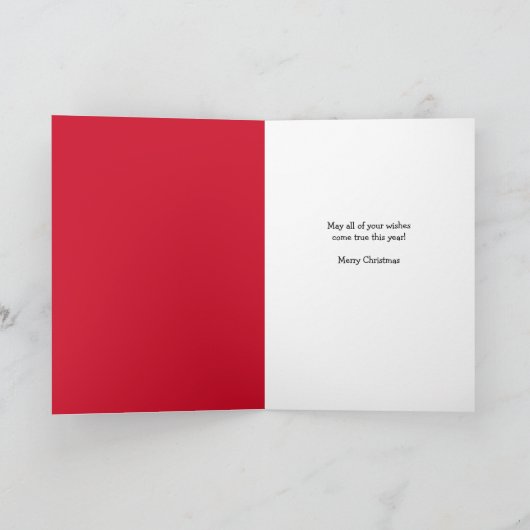 Vrolijk kerstfeest voor iedereen kat met maretak feestdagen kaart (Binnen)