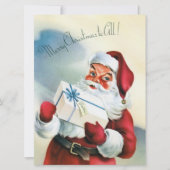 Vrolijk kerstfeest voor iedereen ( kerstman) kaart (Voorkant)