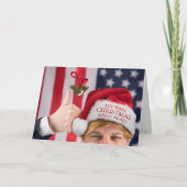 Vrolijk kerstfeest voor iedereen Trump in Santa Ha Kaart (Voorkant)