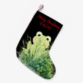 Vrolijk kerstfeest voor je beste vriend kleine kerstsok (Voorkant (Hangend))