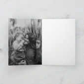 Vrolijk kerstfeest voor jou Classic Poinsettia Kaart (Binnen)