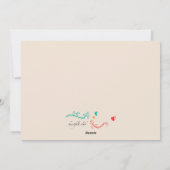 Vrolijk kerstfeest voor jou Foto Holiday Kaart (Achterkant)