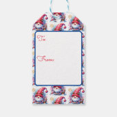 Vrolijk kerstfeest voor jou | Holiday Gnomes Cadeaulabel (Achterkant)
