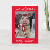 VROLIJK KERSTFEEST VOOR JOU "SPECIALE GROOTVADER" FEESTDAGEN KAART (Voorkant)