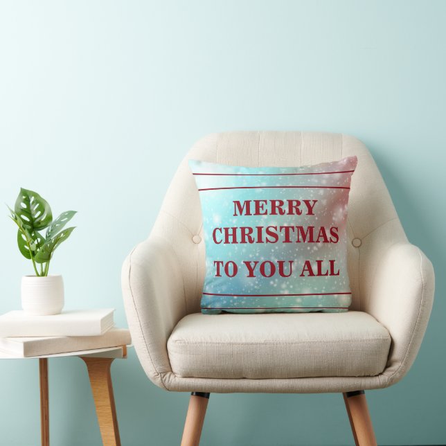 Vrolijk kerstfeest voor jullie allen kussen (Stoel)
