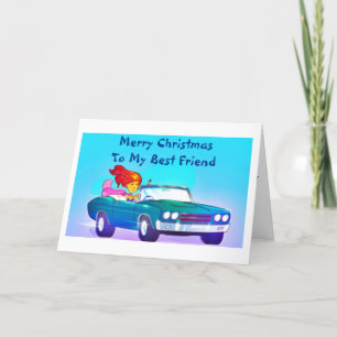VROLIJK KERSTFEEST VOOR MIJN BESTE VRIEND FEESTDAGEN KAART
